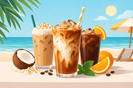 Iced Flavored Coffee That Tastes Like Summer