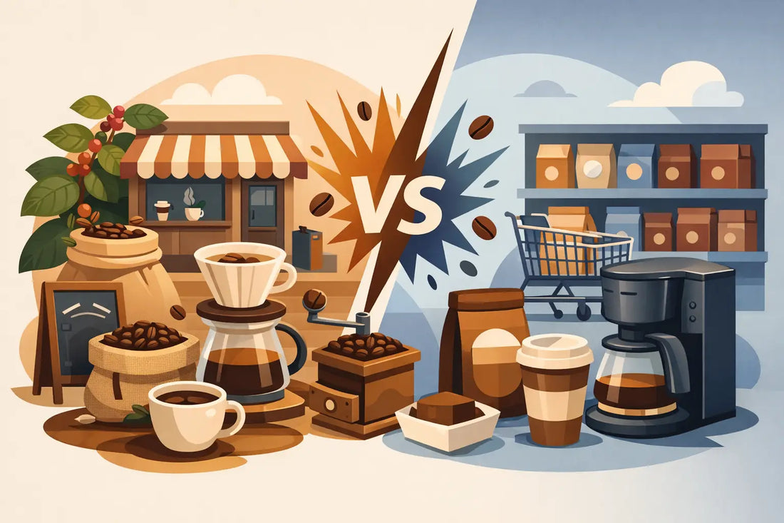 Artisan Coffee vs Supermarket Coffee Compared