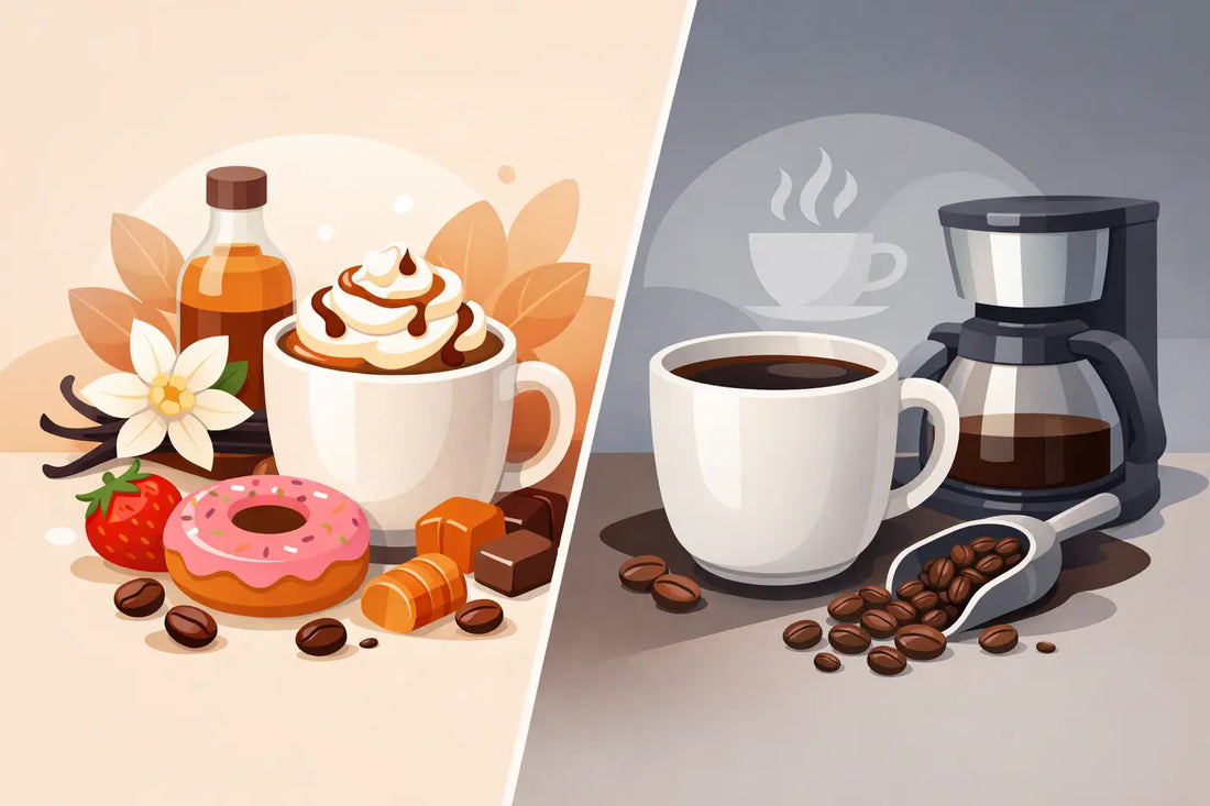 Flavored Coffee vs Regular Coffee
